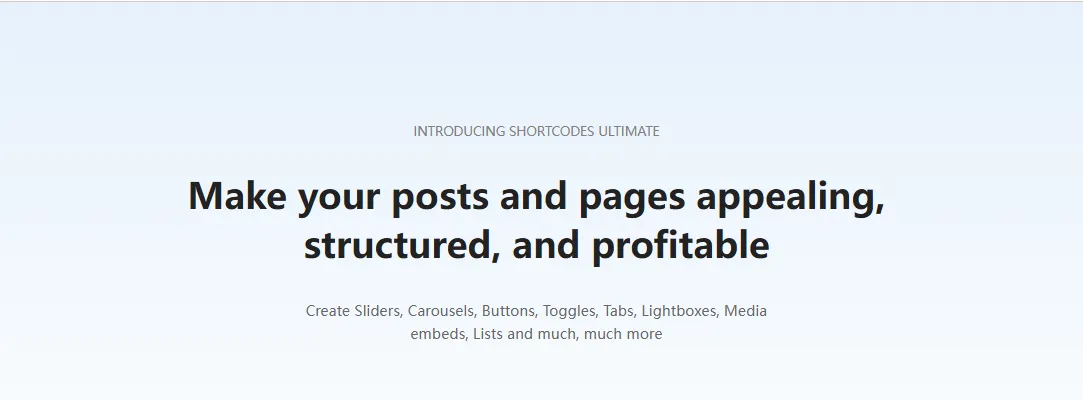 WP Shortcodes Plugin - Shortcodes Ultimate 2 Shortcodes Ultimate