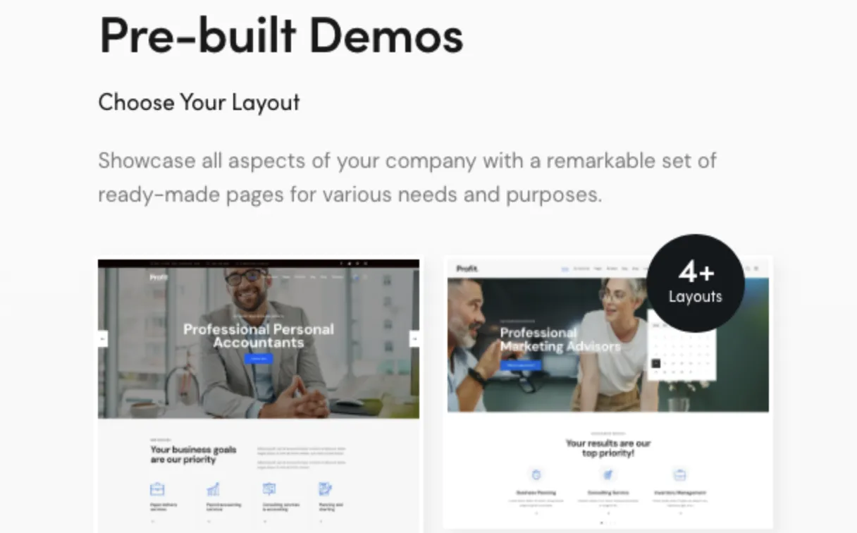 Profit - Business WordPress Theme Proven 2 Profit