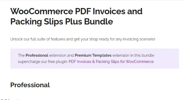 PDF Invoices