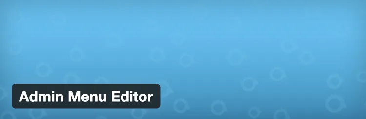 Admin Menu Editor