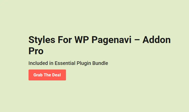 WP-PageNavi