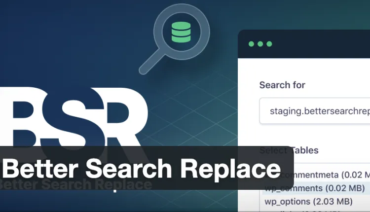 Better Search Replace