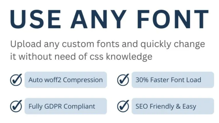 Use Any Font