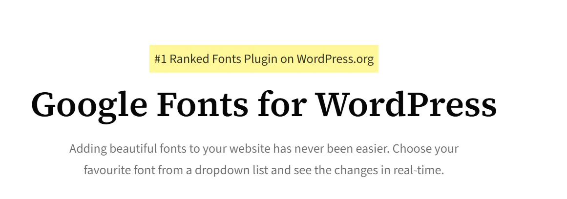 Fonts Plugin
