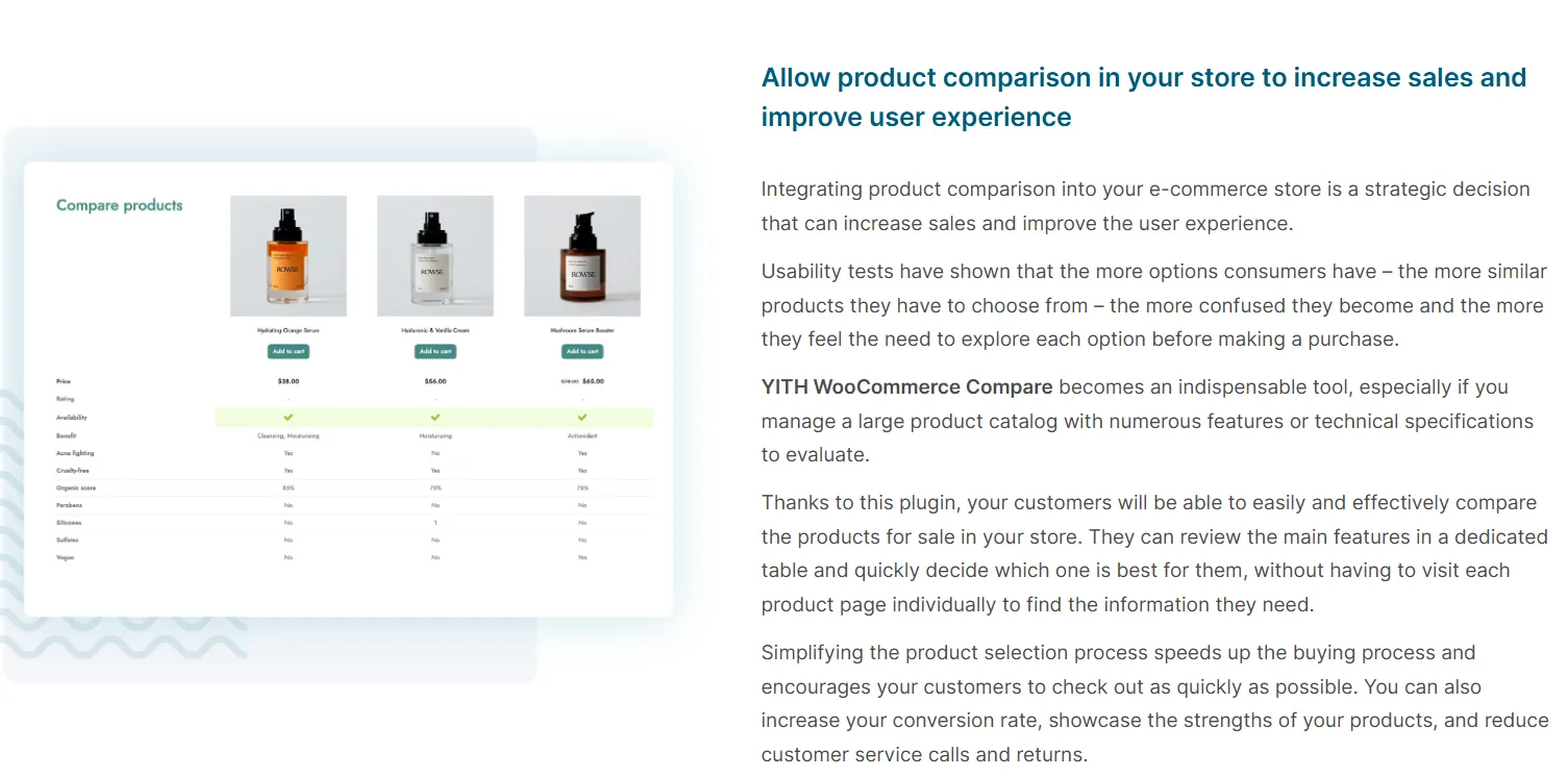 YITH WooCommerce Compare