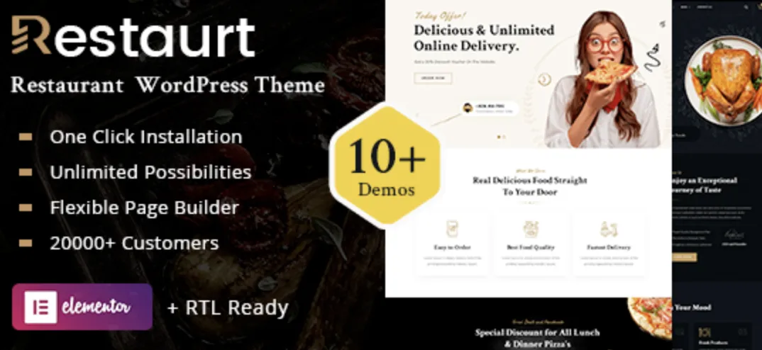 Restaurt - Restaurant WordPress Theme Proven 2 Restaurt