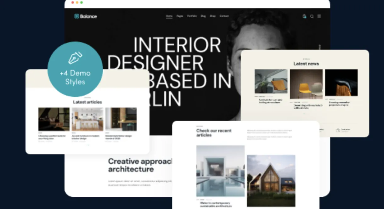 Balance - Interior Design WordPress Theme Proven 2 Balance