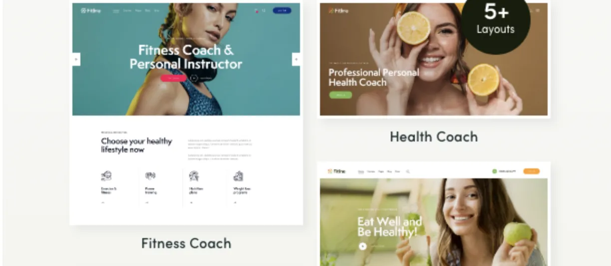 FitLine — Personal Coach WordPress Theme Proven 2 FitLine