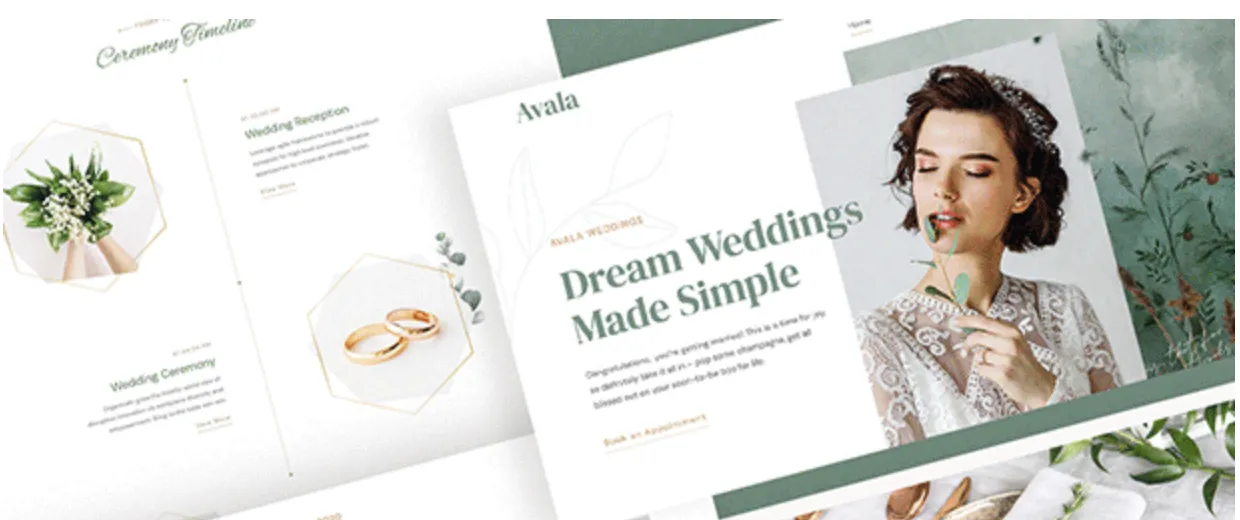 Avala pro - Wedding & Event WordPress Theme 2 Avala