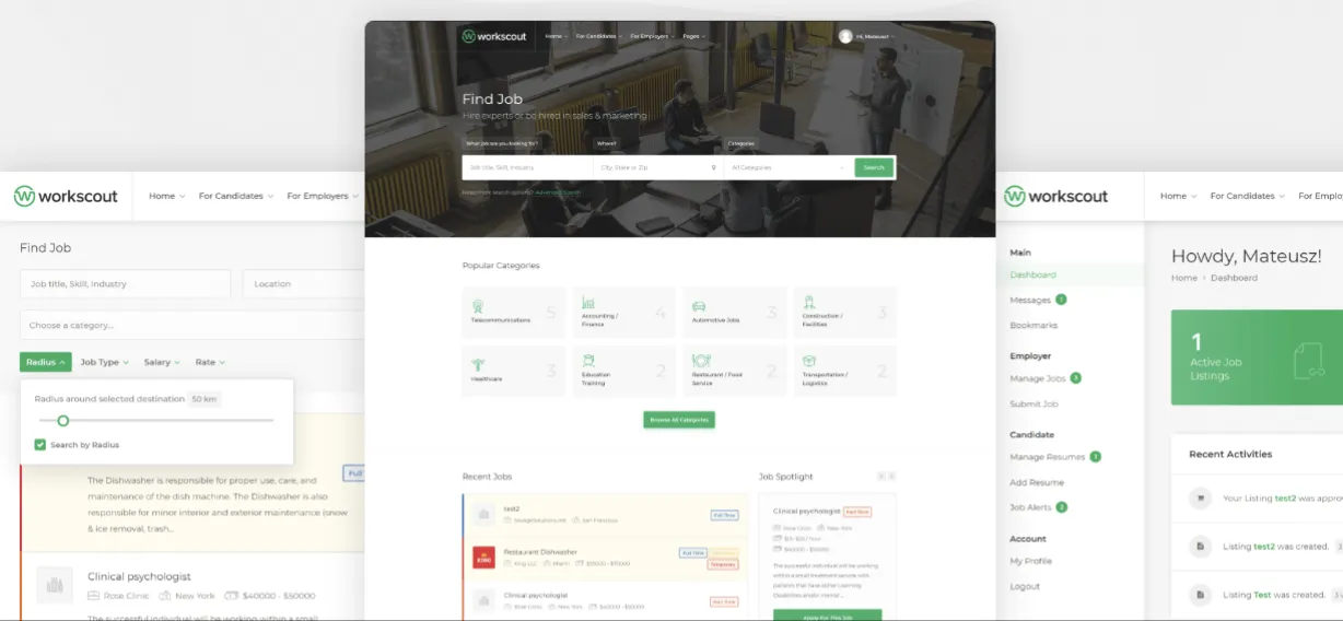 WorkScout Pro – Job Board & Freelance Marketplace WordPress Theme 6 WorkScout Pro