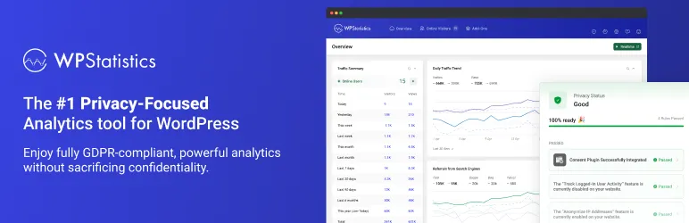 WP Statistics – The Most Popular Privacy-Friendly Analytics Plugin 2 WP Statistics