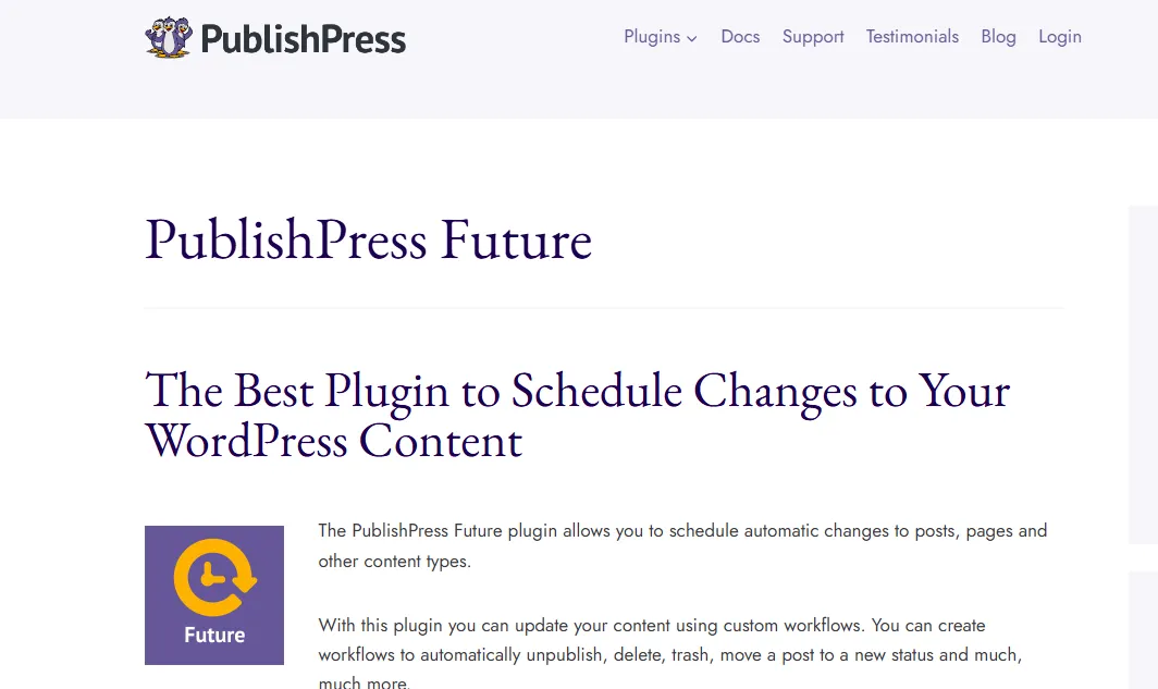 PublishPress Future Pro