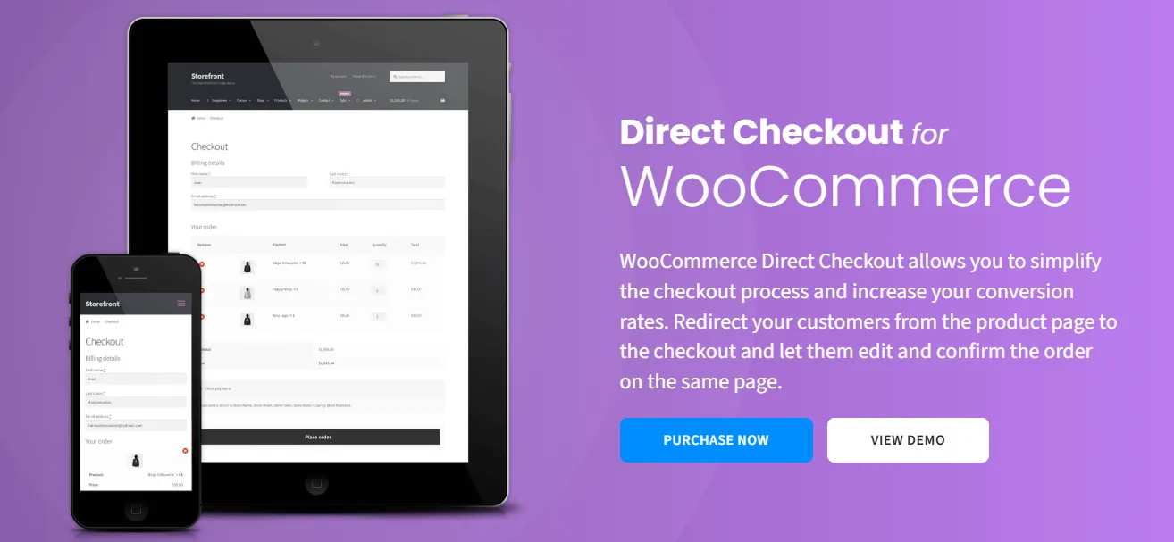 Direct Checkout for WooCommerce Pro