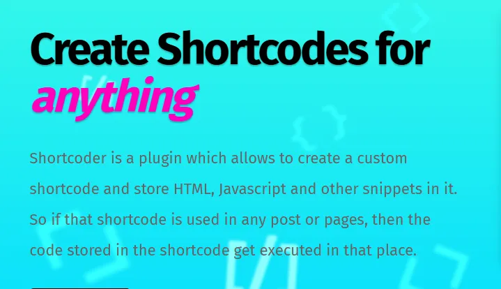 Shortcoder Pro