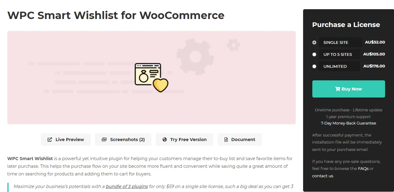 WPC Smart Wishlist for WooCommerce Pro