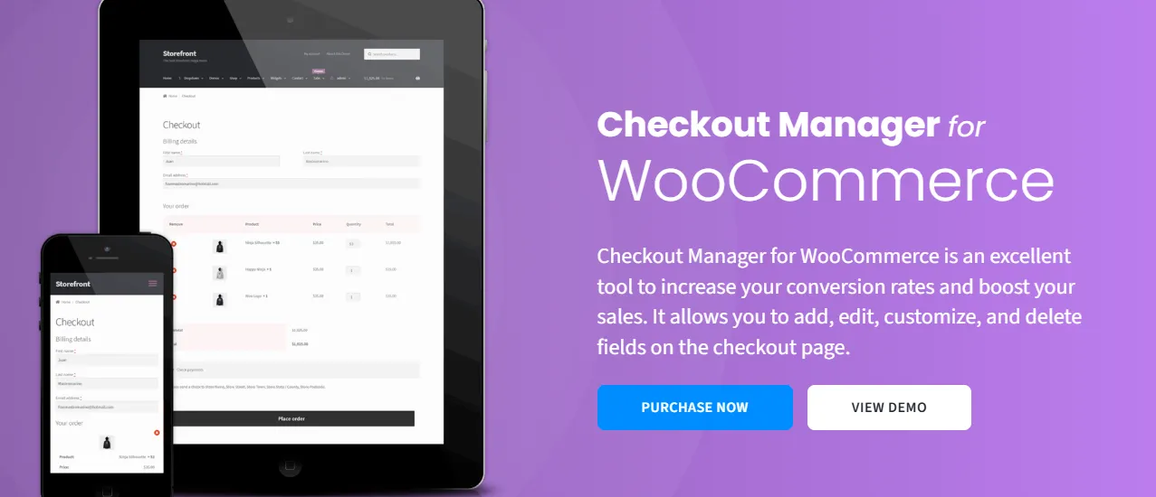 Checkout Field Manager Pro
