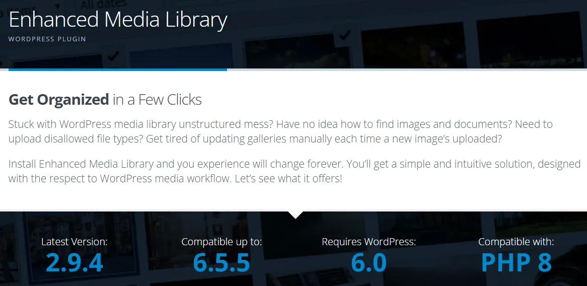 Enhanced Media Library Pro