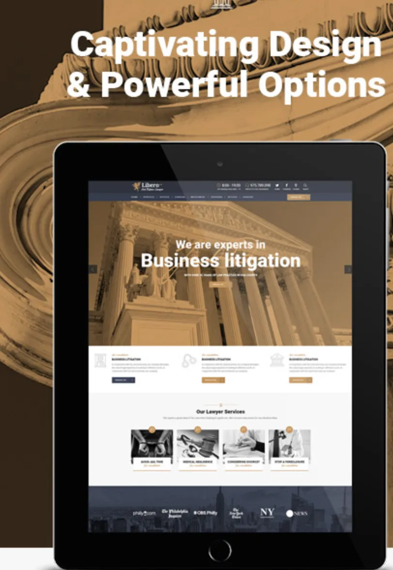 Libero Pro – Lawyer and Law Firm WordPress Theme 6 Libero Pro