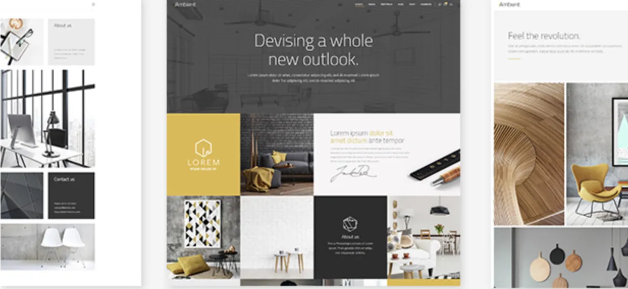 Ambient Pro - Modern Interior Design and Decoration WordPress Theme 6 Ambient Pro