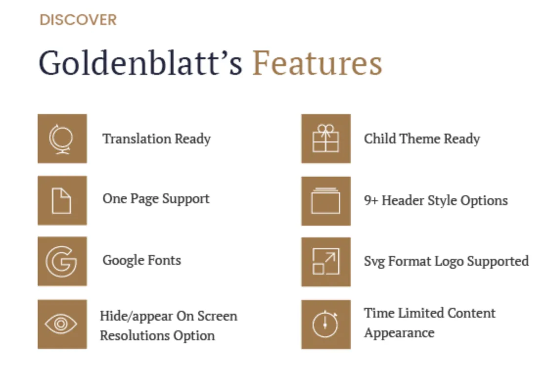 Goldenblatt Pro - Lawyer & Attorney WordPress Theme 6 Goldenblatt Pro