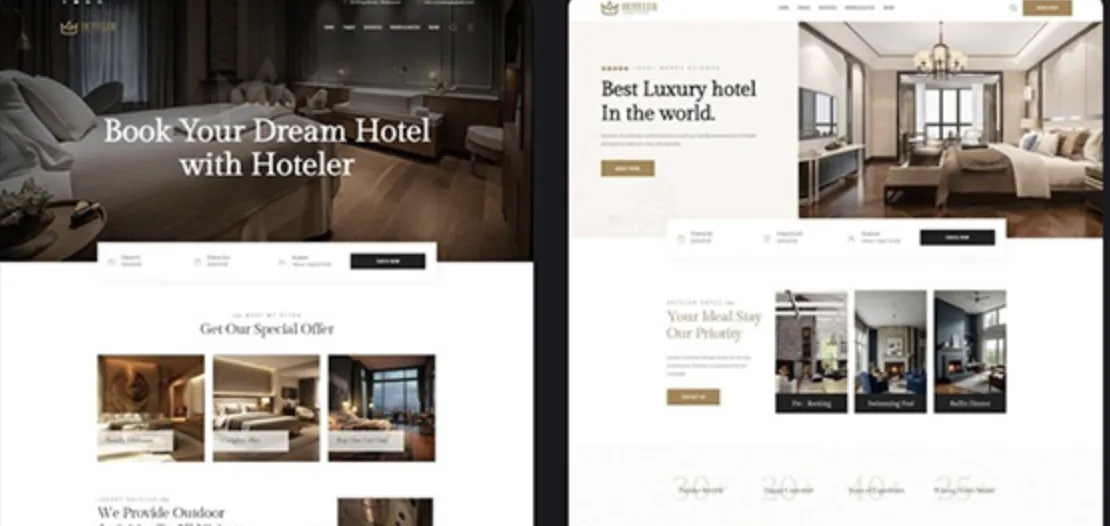 Hoteler Pro - Hotel Booking WordPress Theme 6 Hoteler Pro