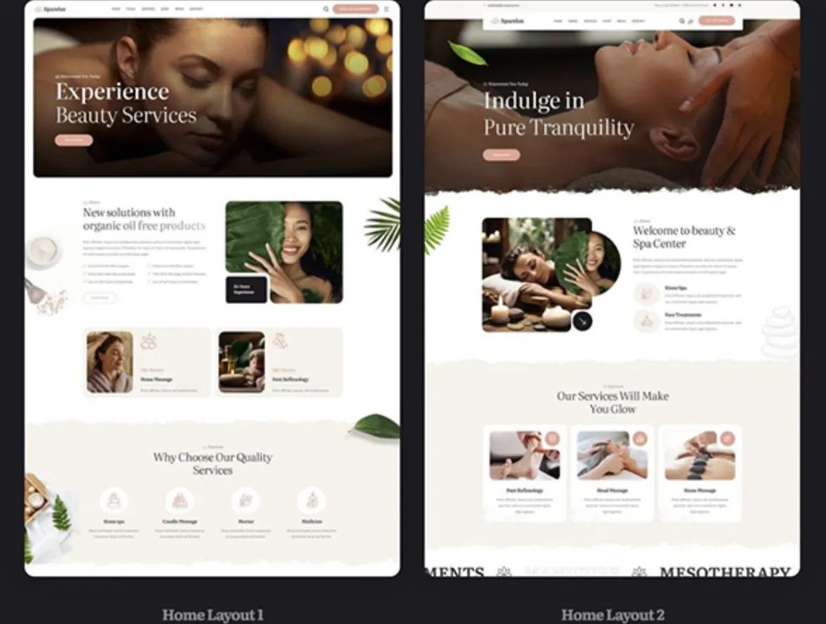 Sparelax Pro – Spa & Beauty WordPress Theme 6 Sparelax Pro