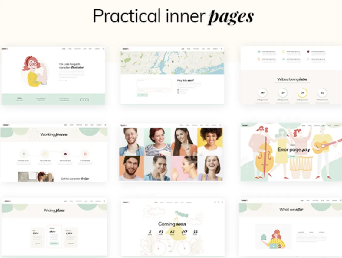 Marée Pro – Illustration and Design Portfolio WordPress Theme 6 Marée Pro