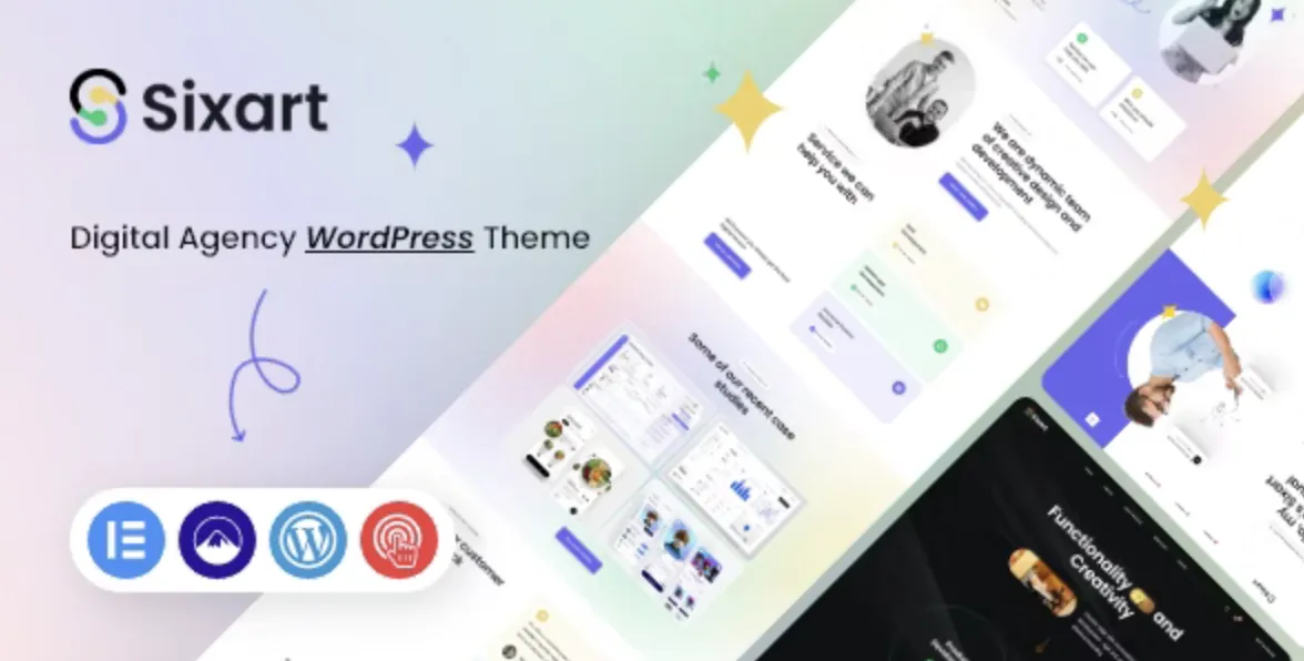 Sixart Pro – Digital Agency WordPress Theme 2 Sixart Pro