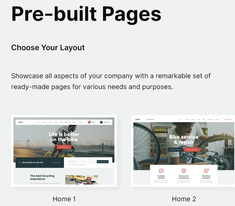 Yokoo Pro – Bike Shop & Bicycle Rental WordPress Theme 6 Yokoo Pro