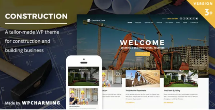 Construction WordPress Theme Pro