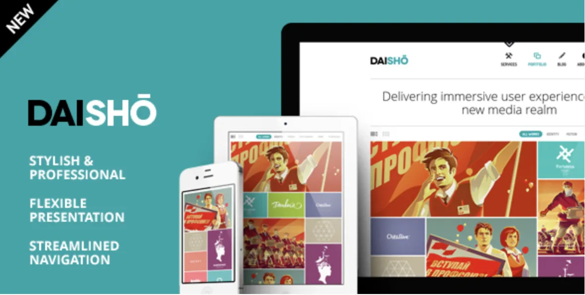 Daisho Pro – Flexible WordPress Portfolio Theme 2 Daisho Pro