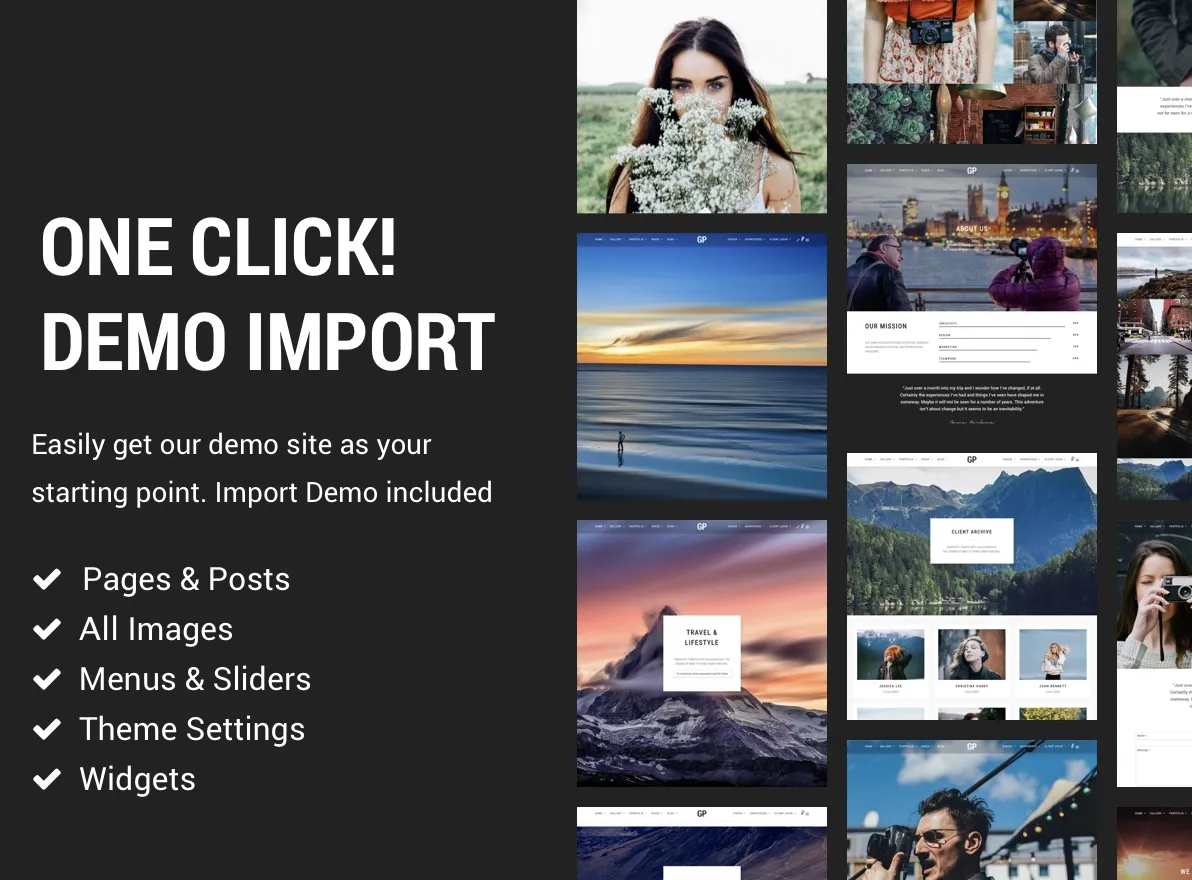Grand Photography WordPress Pro

