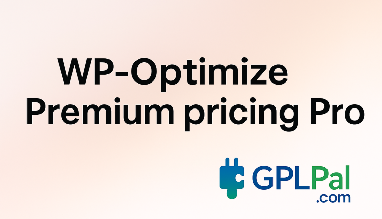 WP-Optimize Premium pricing Pro