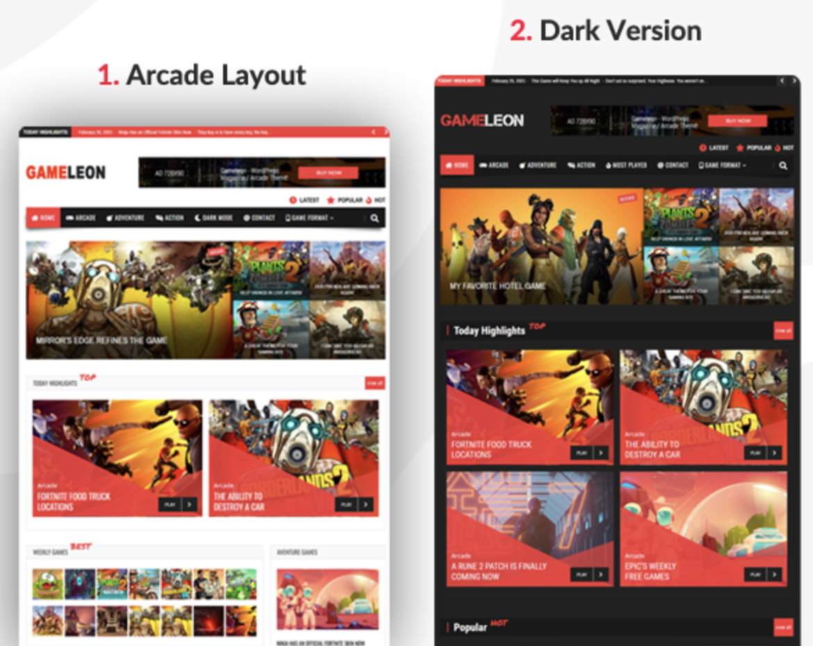 Gameleon Pro – WordPress Gaming & Magazine Theme 6 QQ20250803 193612