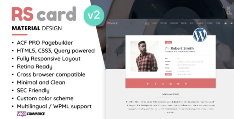 Resume & CV WordPress Theme Pro