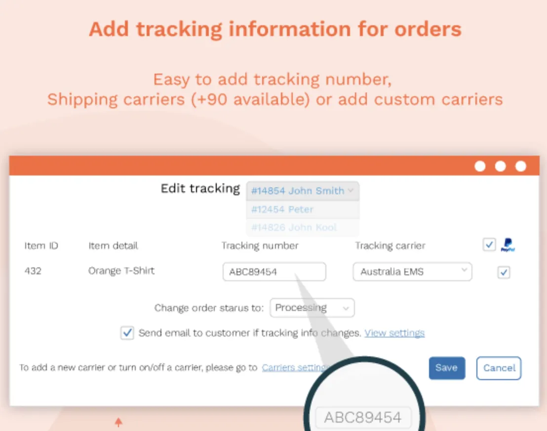 WooCommerce Orders Tracking Pro