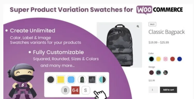 Super Product Variation Swatches for WooCommerce