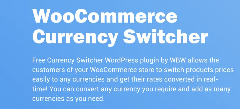 WoobeWoo WooCommerce Currency Switcher Pro