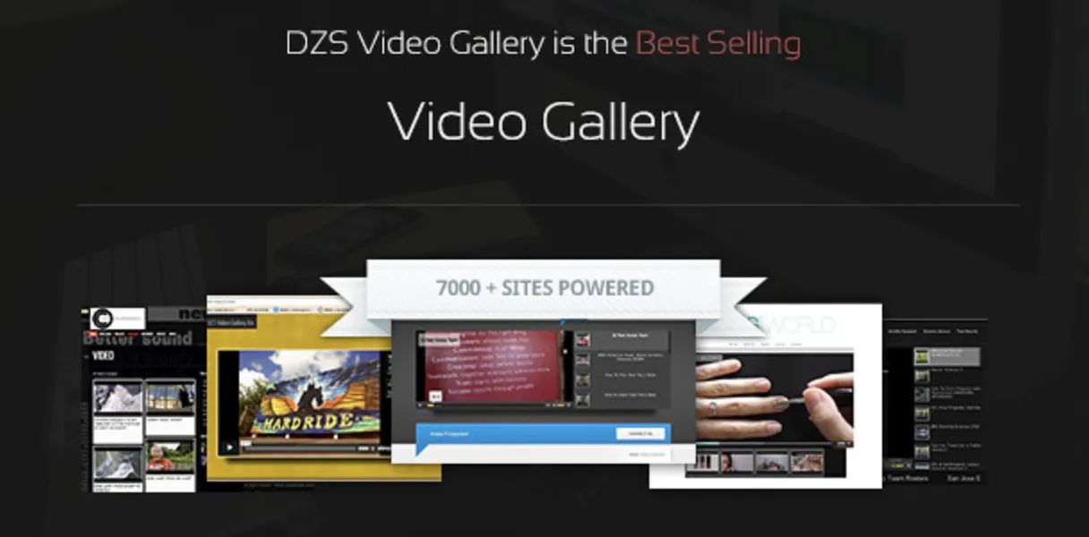 DZS Video Gallery – WordPress Plugin