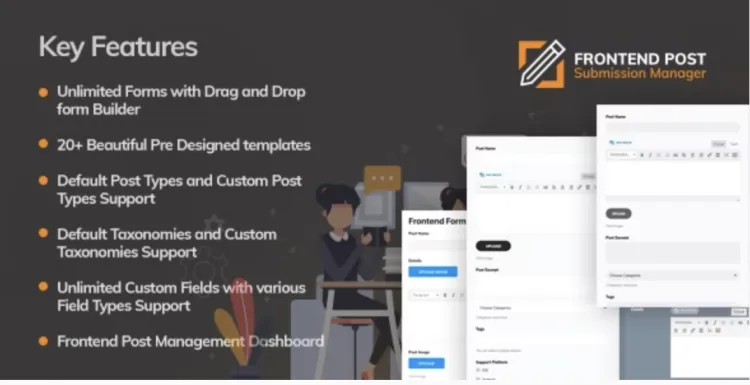 Frontend Post Submission Manager