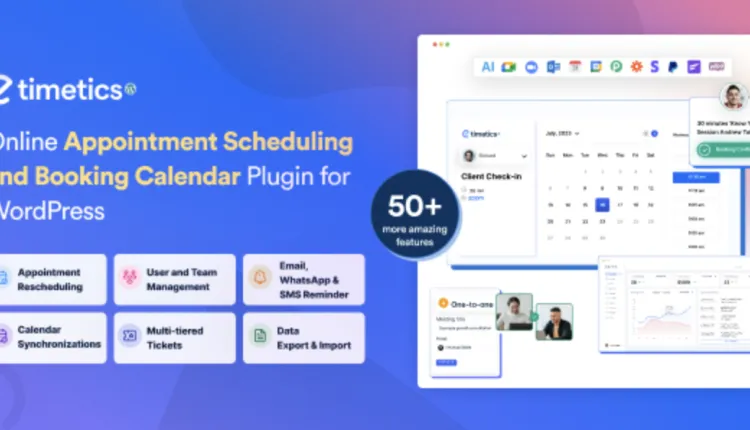 WP Timetics - Appointment Booking WordPress Plugin
