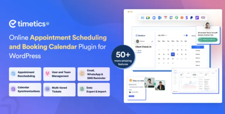 WP Timetics - Appointment Booking WordPress Plugin