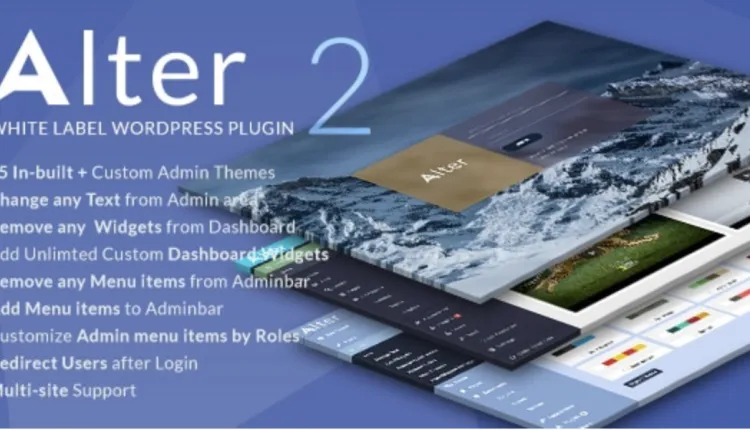 WpAlter - White Label WordPress Plugin