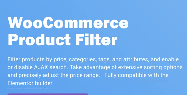 WooBeWoo WooCommerce Product Filter Pro