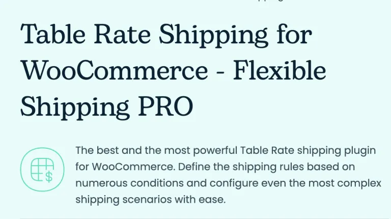 Flexible Shipping Pro