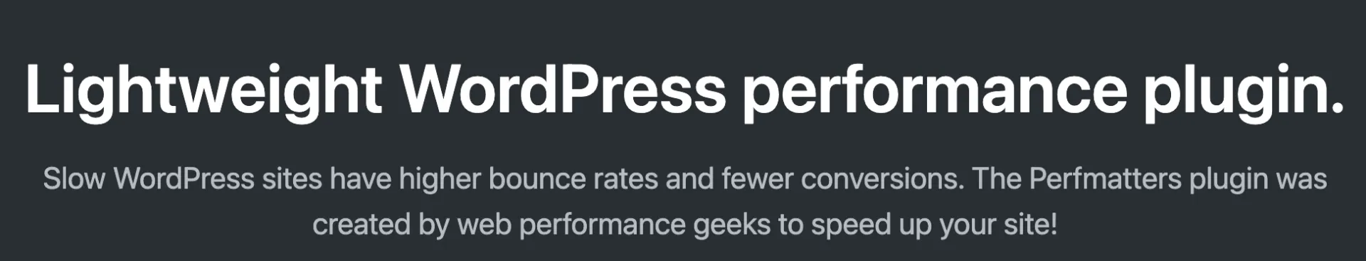 Perfmatters
