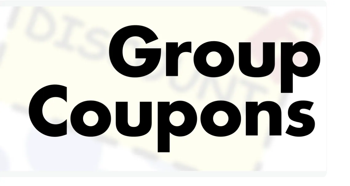 Group Coupons for WooCommerce