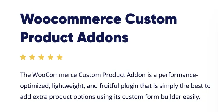 acowebs – Woocommerce Custom Product Addons