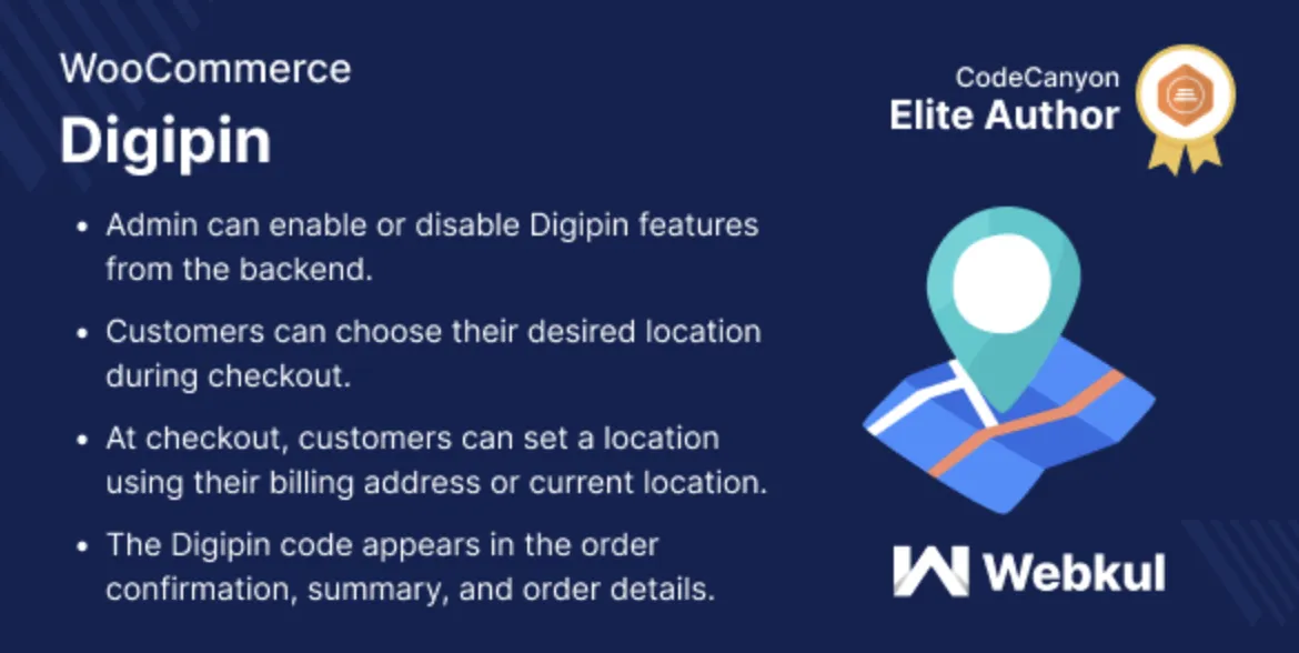 Webkul - DIGIPIN for WooCommerce