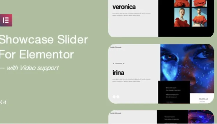 Showcase Slider for Elementor